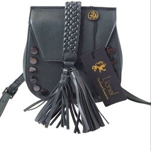 Lionel Gray Crossbody Bag NEW with Tags